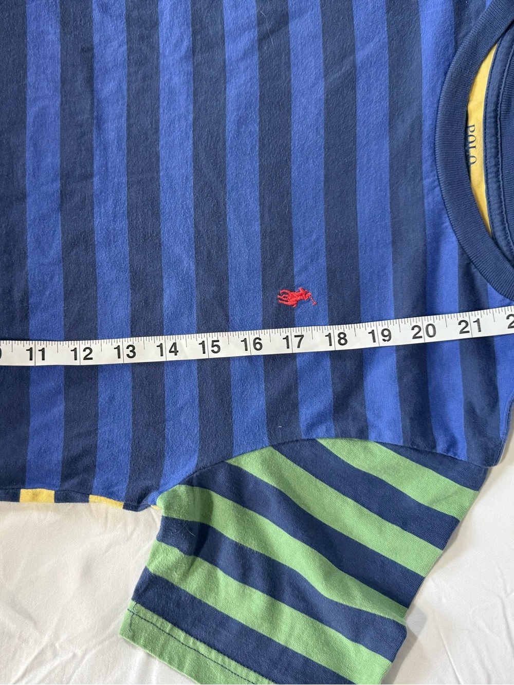 Polo Ralph Lauren Boys Medium Striped Pony Tee Multicolor - Picture 7 of 7